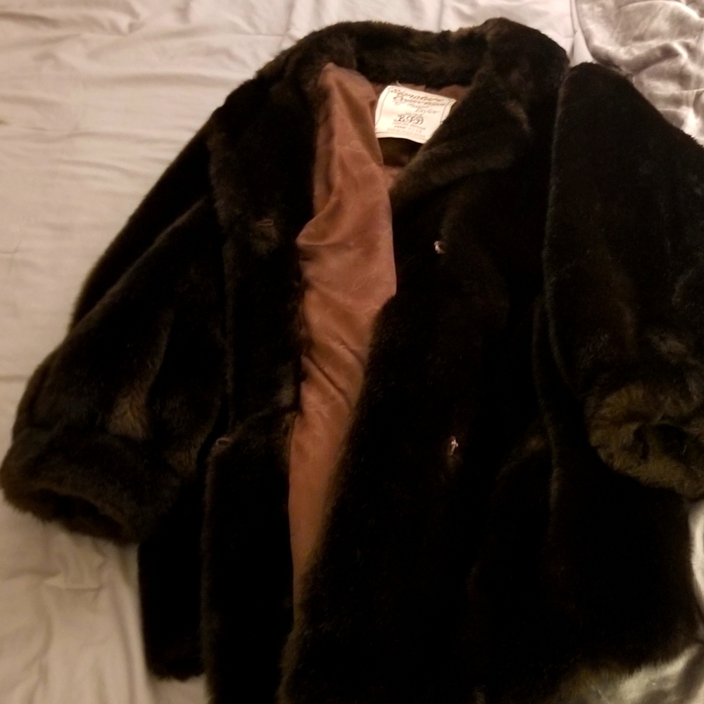 Russel Taylor faux fur coat
